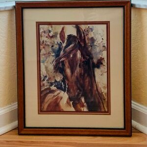Framed Horse Art Print